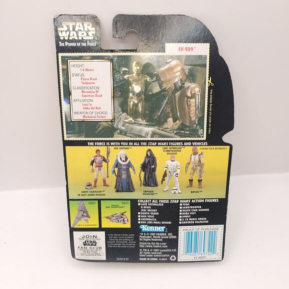 Star Wars The Power of the Force EV9D9 Saelt Maree Leia New in Packaging - Picture 8 of 8